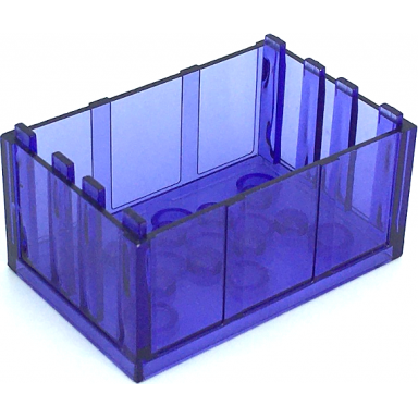 trans-purple container trunk bottom 4 x 6 x 2 1 3