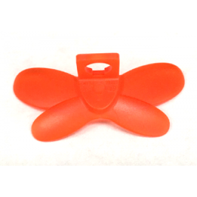 trans-neon orange minifigure wings fairy