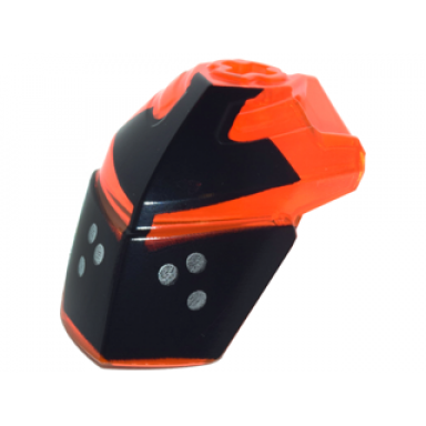 hero factory helmet visor with clip with face guard pattern type 4