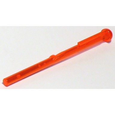 trans-neon orange projectile arrow bar 8l with round end spring shooter dart