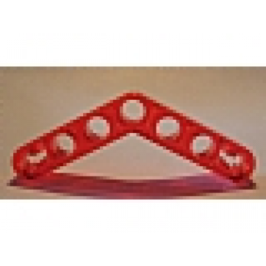 trans-neon orange technic liftarm modified bent thick 1 x 7 4 - 4