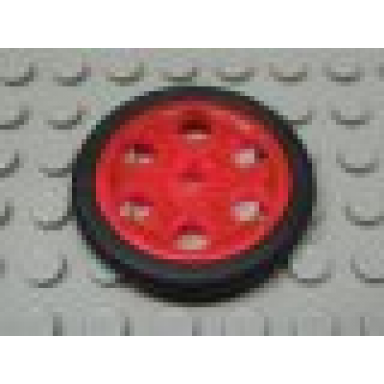 trans-neon orange technic wedge belt wheel pulley with black technic wedge belt wheel tire 4185 2815