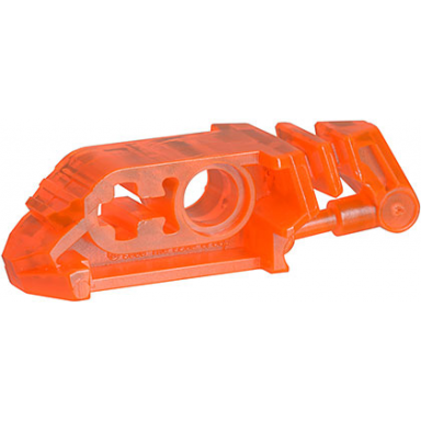 trans-neon orange bionicle head connector block eye brain stalk toa metru