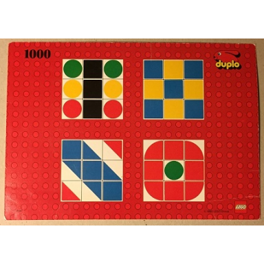 paper duplo mosaic card 3 from set 1000
