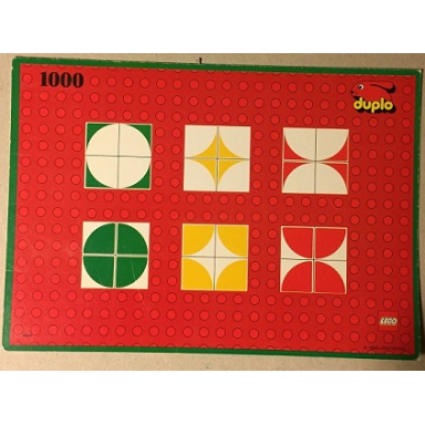 paper duplo mosaic card 4 from set 1000