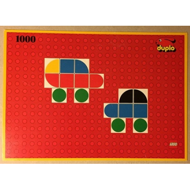 paper duplo mosaic card 7 from set 1000