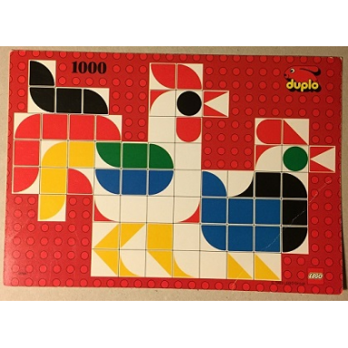 paper duplo mosaic card 8 from set 1000