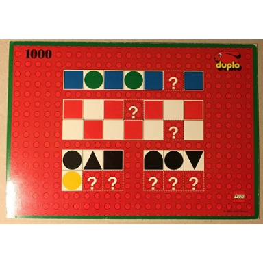 paper duplo mosaic card 9 from set 1000