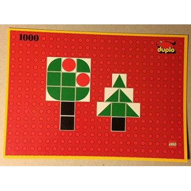 paper duplo mosaic card 10 from set 1000