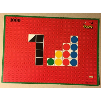 paper duplo mosaic card 11 from set 1000
