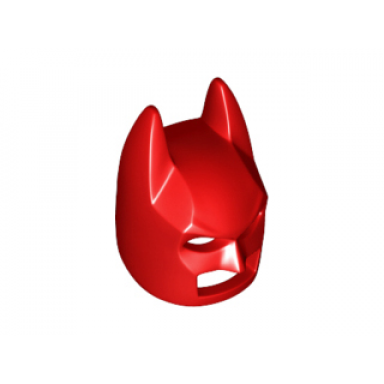 red minifigure headgear mask batman cowl angular ears pronounced brow