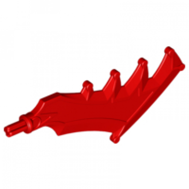hero factory weapon axe sword with jagged blade