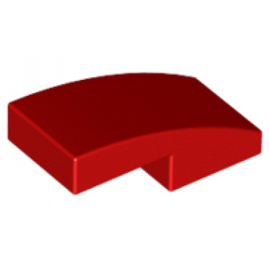 red slope curved 2 x 1 x 2 3