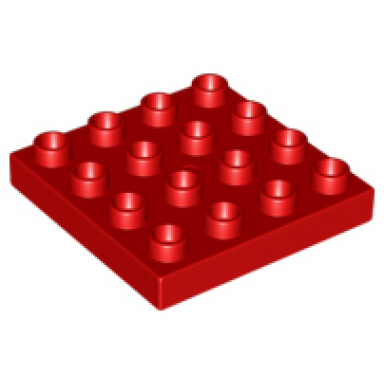 red duplo plate 4 x 4
