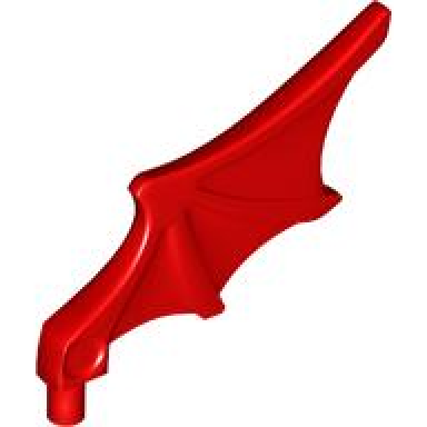 red minifigure wing bat style