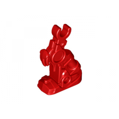 red leg mechanical hero factory robot