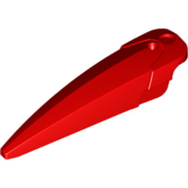 red hero factory weapon blade wide curved