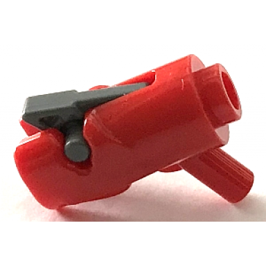 red minifigure weapon gun mini blaster shooter with dark bluish gray trigger 15391 15392