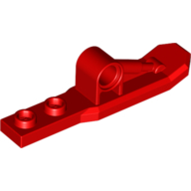 red helicopter landing ski 1 x 6 with pin hole 15625