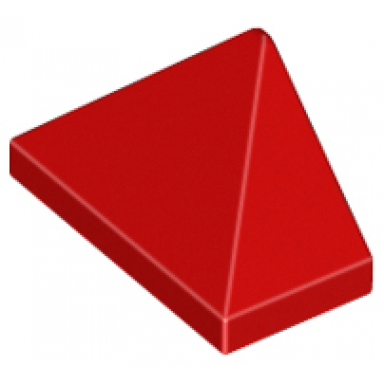 red slope 45 2 x 1 triple with bottom stud holder