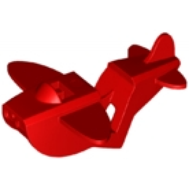 red motorcycle fairing stuntz airplane bike