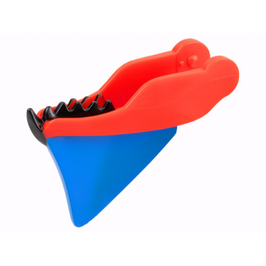 dragon head avatar toruk jaw lower with blue crest and black teeth pattern