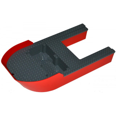 boat hull giant bow 40 x 20 x 7 with dark bluish gray top 18913 18912