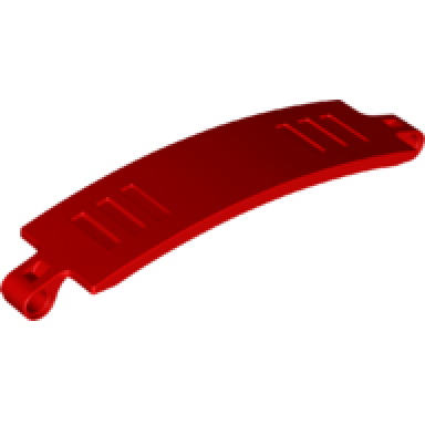 red technic panel curved 3 x 13
