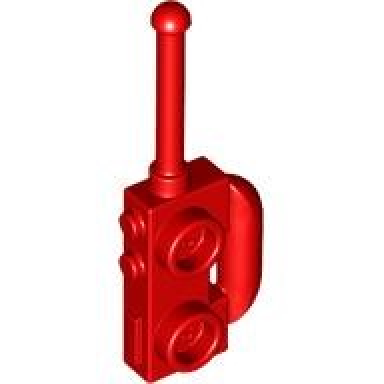 red minifigure utensil radio with detailed grille