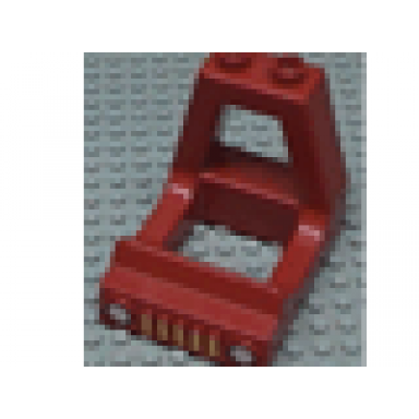 red duplo cabin truck with headlights