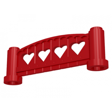 fabuland fence 1 x 6 x 2 rounded