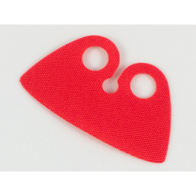 red minifigure cape cloth high rounded collar