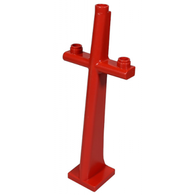 red duplo boat mast