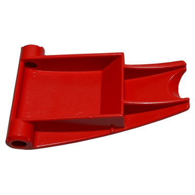 red duplo airplane jetliner cargo door