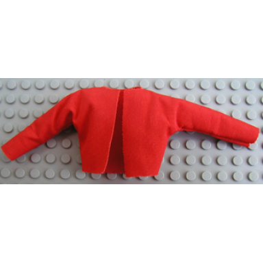 red scala clothes female jacket open with no collar
