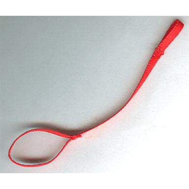 red belville dog leash satin