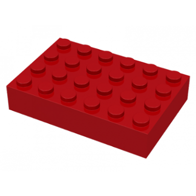 red brick 4 x 6