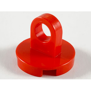 red tile round 2 x 2 with lifting ring thin