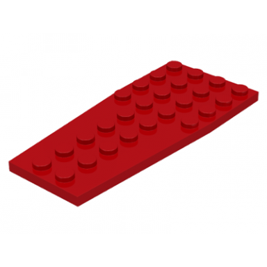 red wedge plate 4 x 9 without stud notches
