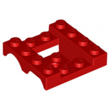 red vehicle mudguard 4 x 4 x 1 1 3 double