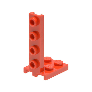 red bracket 2 x 2 - 1 x 4