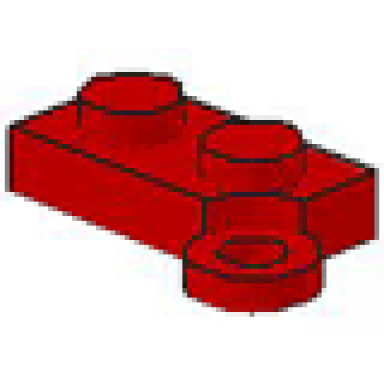 red hinge plate 1 x 4 swivel base