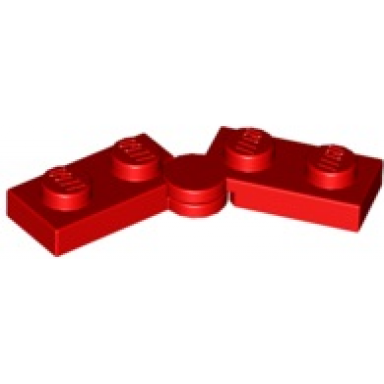 red hinge plate 1 x 4 swivel 2429 2430
