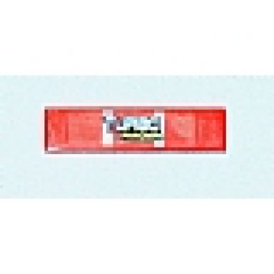 red tile 1 x 4 with turbo racer pattern sticker - set 7801