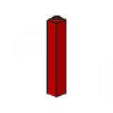 red brick 1 x 1 x 5 undetermined type