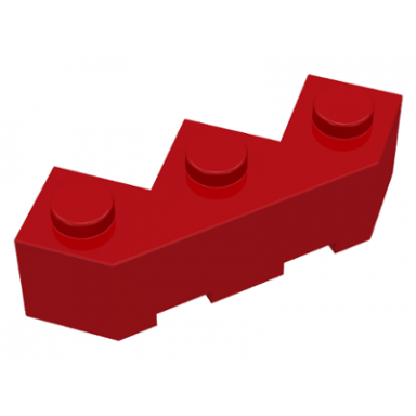 red brick modified facet 3 x 3