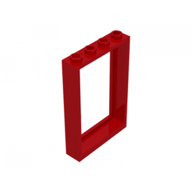 red window 1 x 4 x 5 with hollow studs