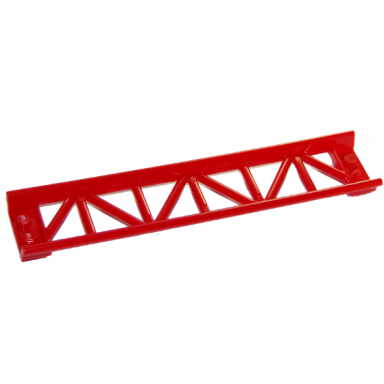 red train track roller coaster straight 16l