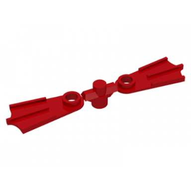 red minifigure footgear flippers 2 on sprue