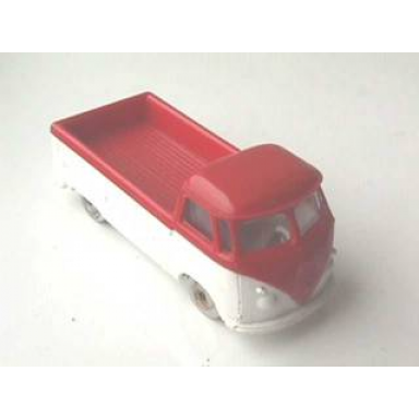 red ho scale vw pickup with white base